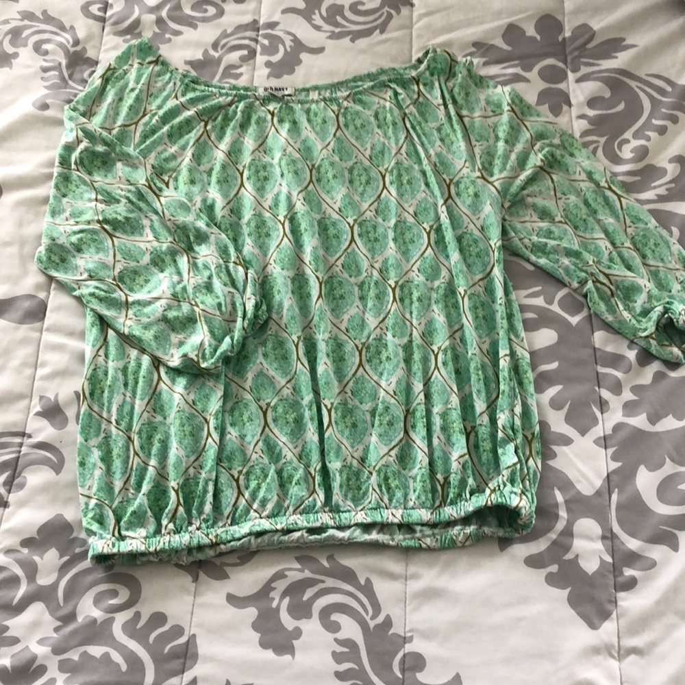 Old navy green top - Picture 1 of 2